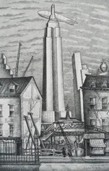 Dirigible sobre Nueva York
